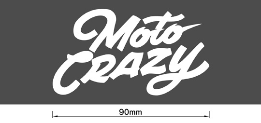 MotoCRAZY切り抜きステッカーHJ90