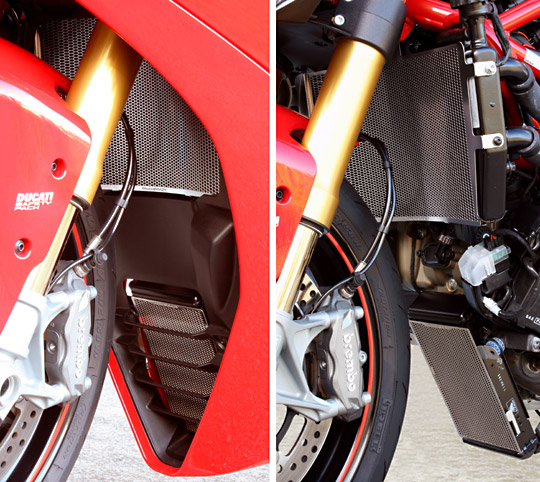 MotoCRAZY - Ducati Parts-ラジエターコアガード（1199/899 PANIGALE 